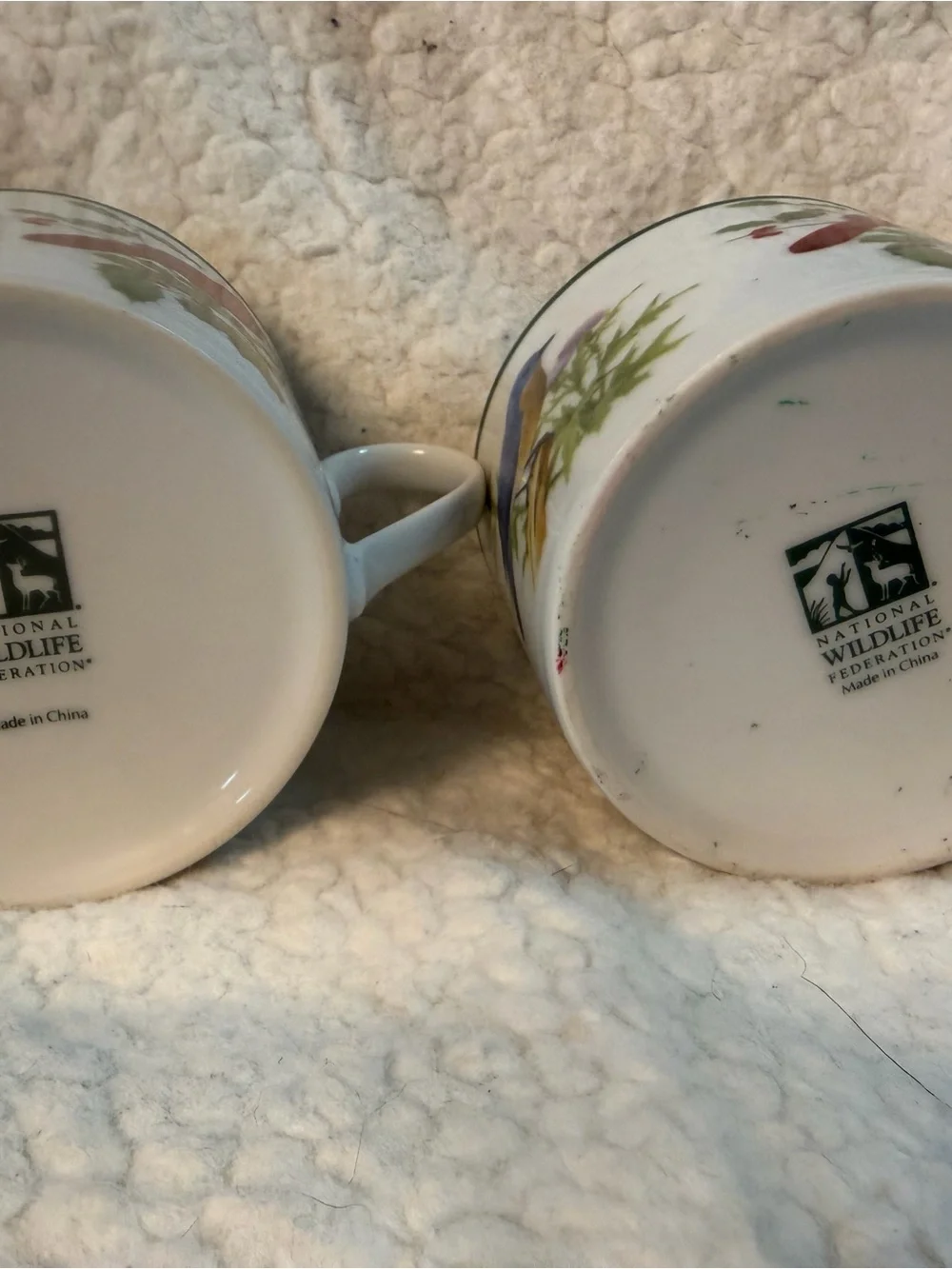 2 Vintage National Wildlife Federation “American Songbirds” Tea Cups. RARE